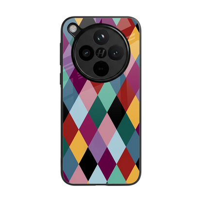 Diamond Palette back phone cover | glass case for oppo find x8