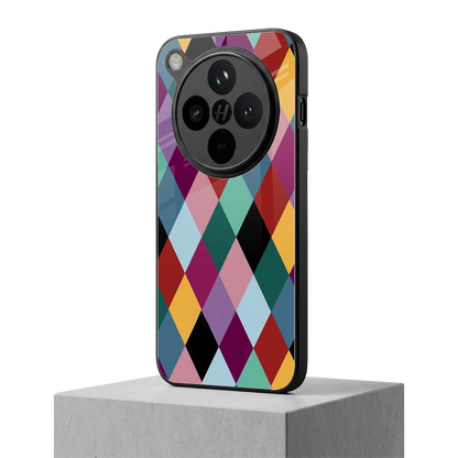 Diamond Palette oppo find x8 mobile cover | shockproof glass phone case