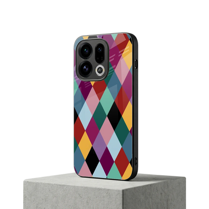 Diamond Palette oppo find x9 mobile cover | shockproof glass phone case