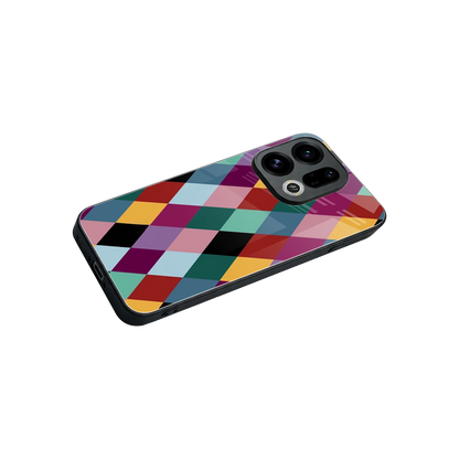 Diamond Palette stylish phone case for oppo find x9 | glossy glass and slim fit