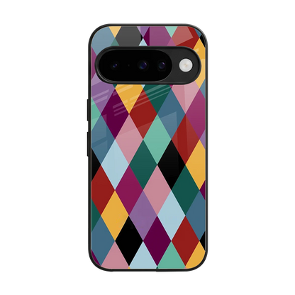 Diamond Palette back phone cover | glass case for google pixel 10