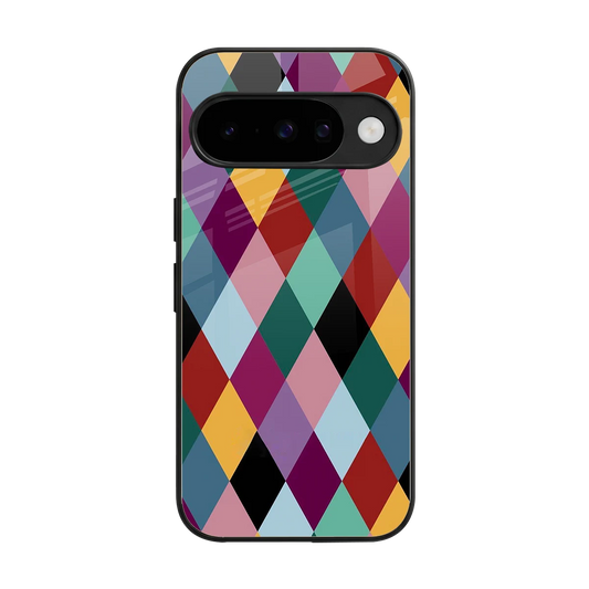 Diamond Palette back phone cover | glass case for google pixel 10