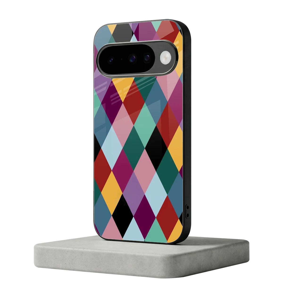 Diamond Palette google pixel 10 mobile cover | shockproof glass phone case