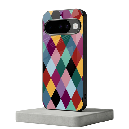 Diamond Palette google pixel 10 mobile cover | shockproof glass phone case