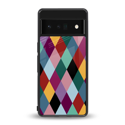 Diamond Palette back phone cover | glass case for google pixel 6 pro