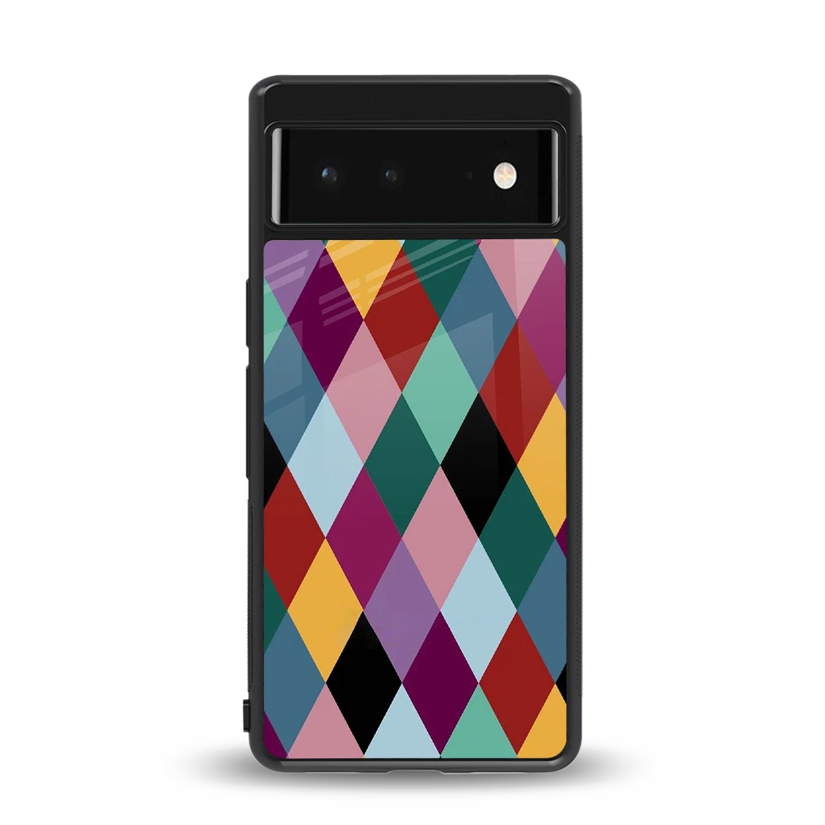 Diamond Palette back phone cover | glass case for google pixel 6a