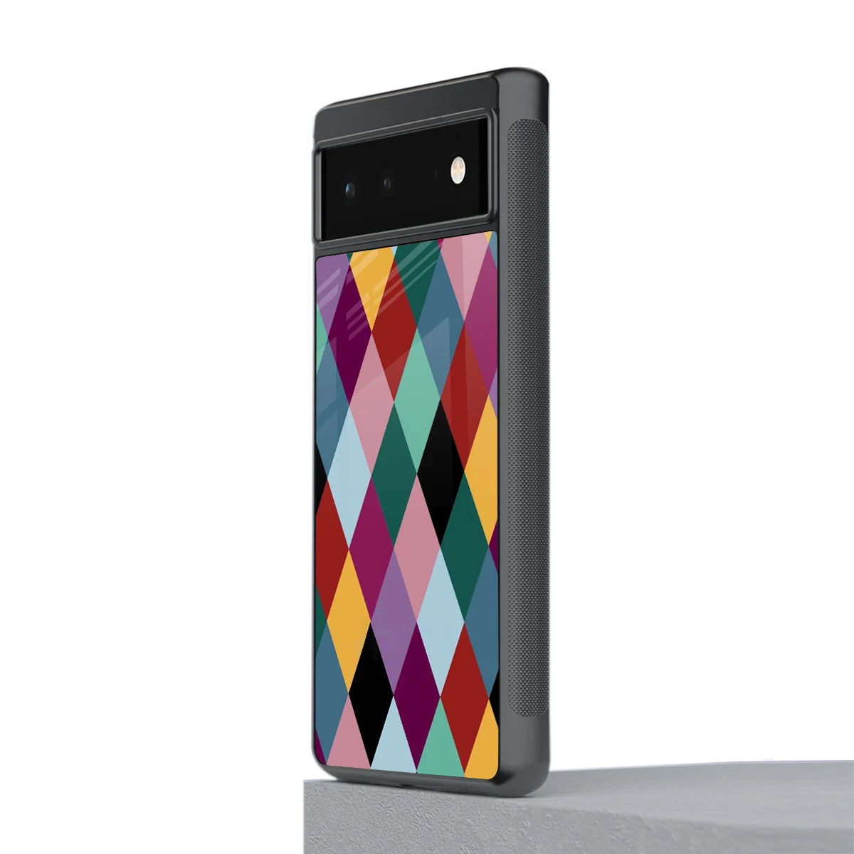 Diamond Palette stylish phone case for google pixel 6 | glossy glass and slim fit