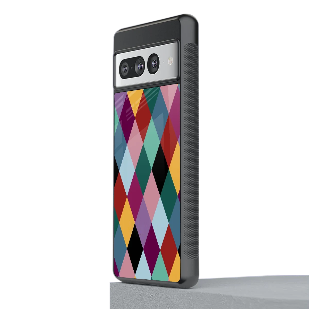 Diamond Palette stylish phone case for google pixel 7 pro | glossy glass and slim fit
