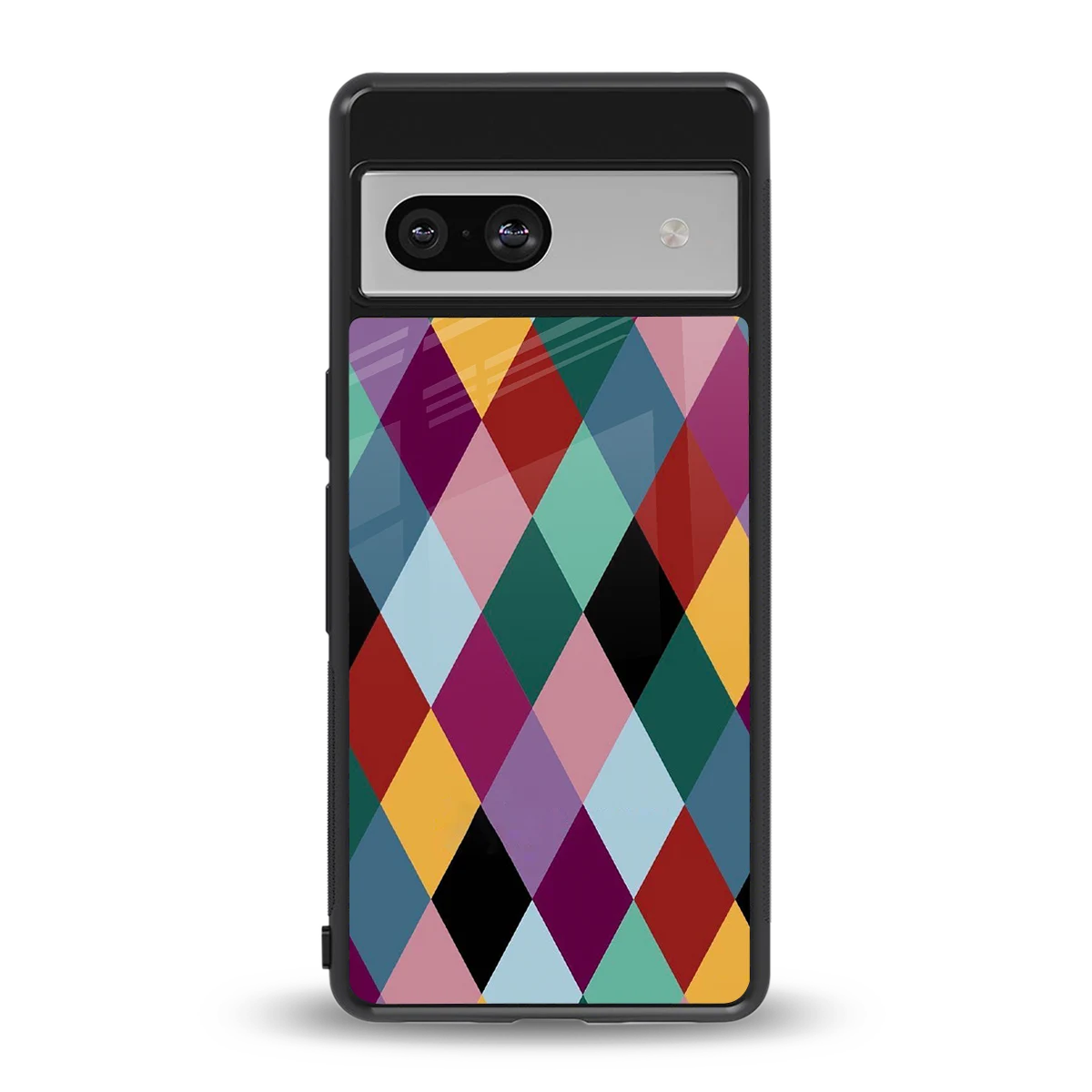 Diamond Palette back phone cover | glass case for google pixel 7a