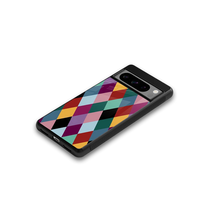 Diamond Palette google pixel 8 pro mobile cover | shockproof glass phone case