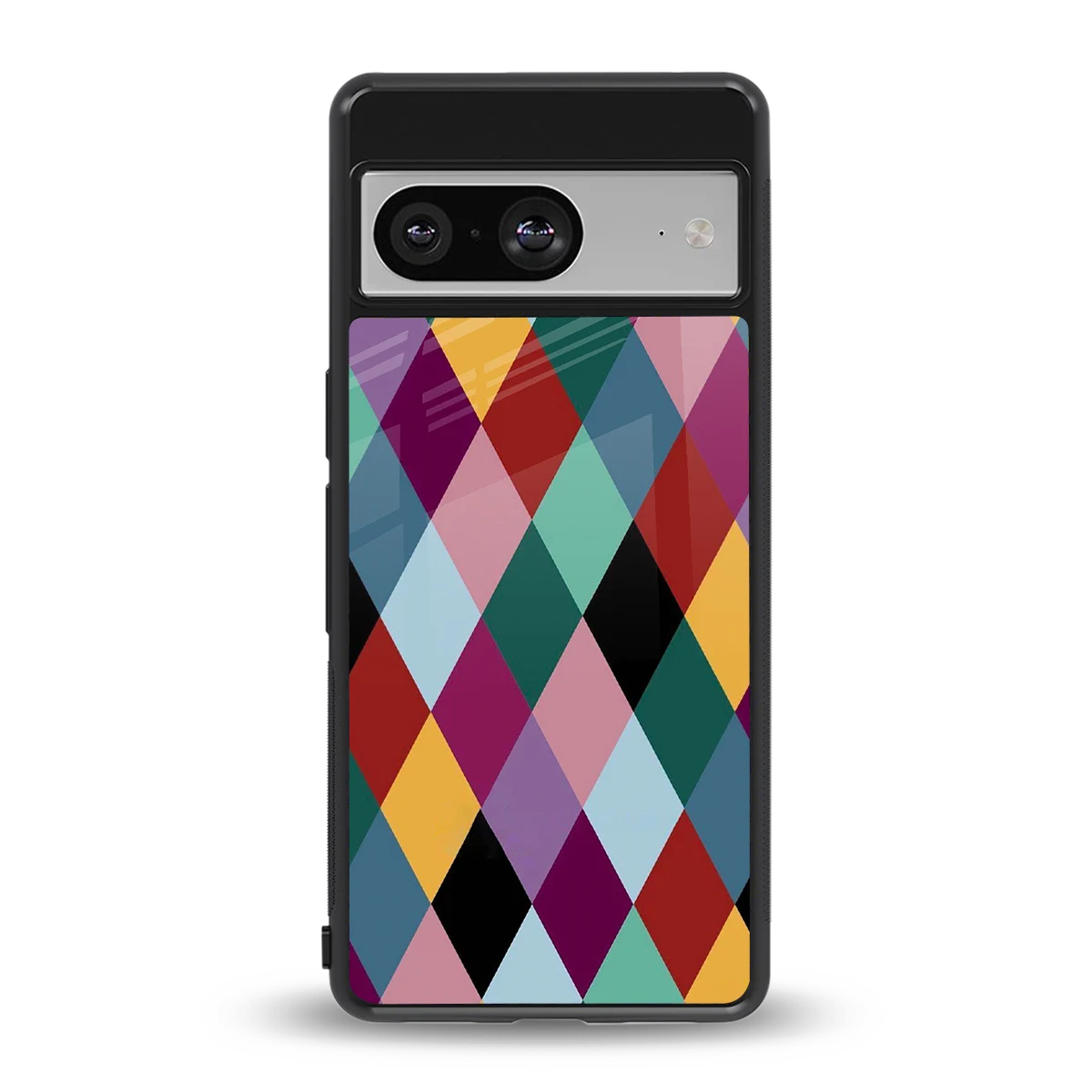Diamond Palette back phone cover | glass case for google pixel 8