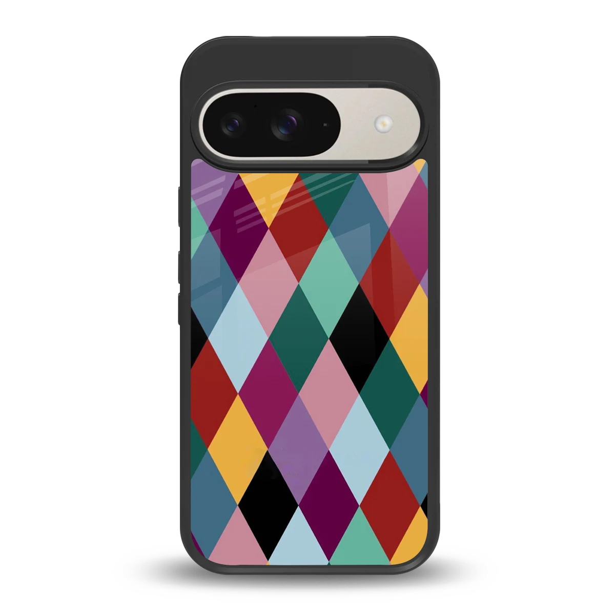 Diamond Palette back phone cover | glass case for google pixel 9
