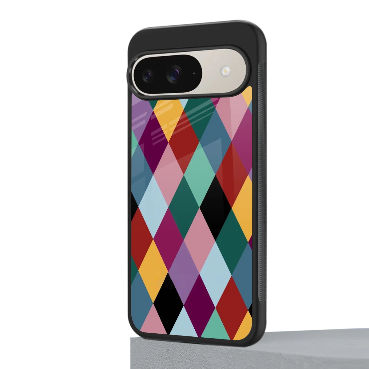 Diamond Palette google pixel 9 mobile cover | shockproof glass phone case