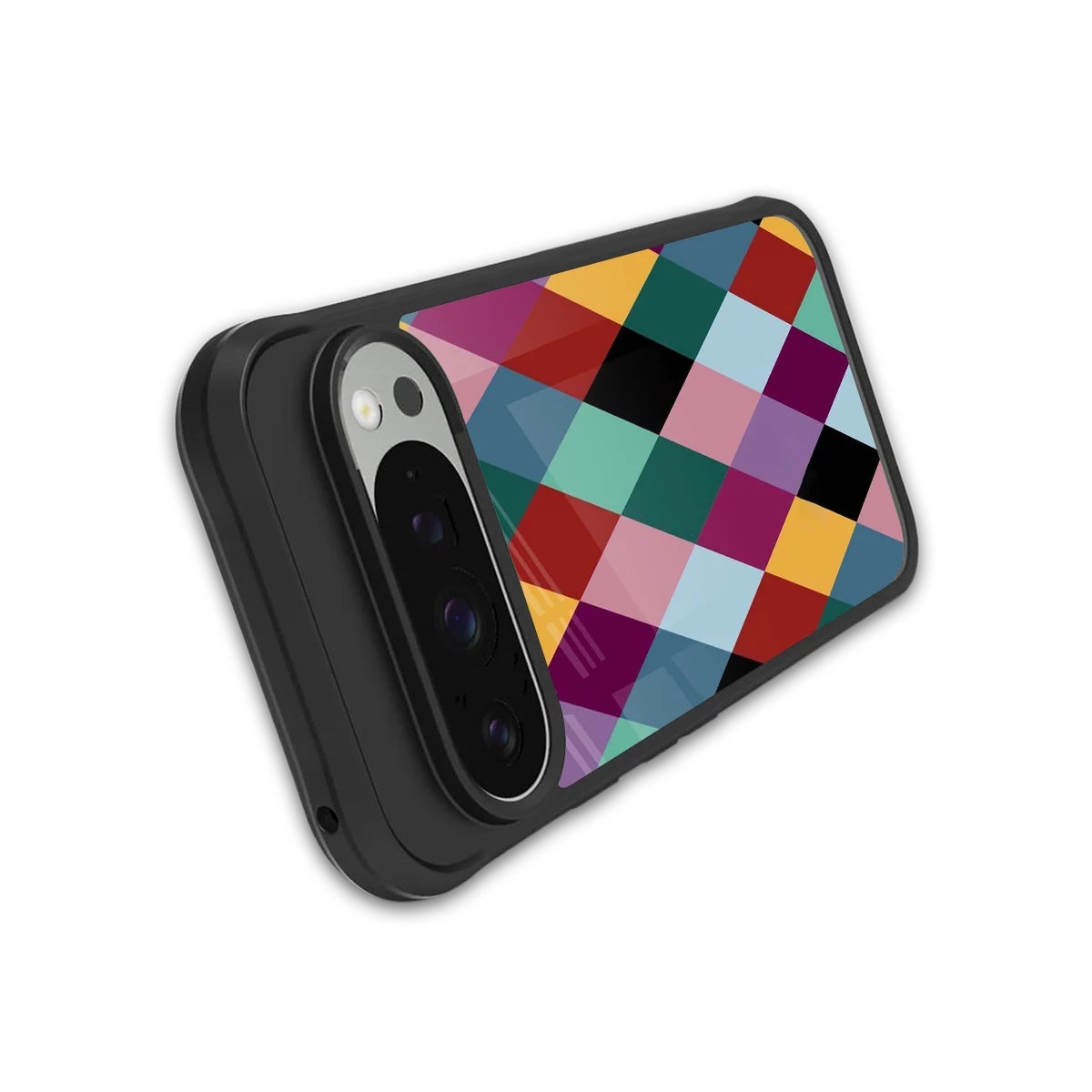 Diamond Palette stylish phone case for google pixel 9 pro xl | glossy glass and slim fit