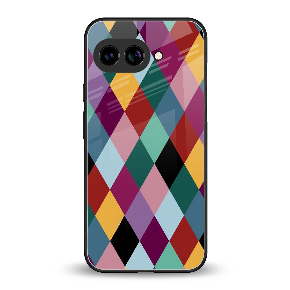 Diamond Palette back phone cover | glass case for google pixel 10a