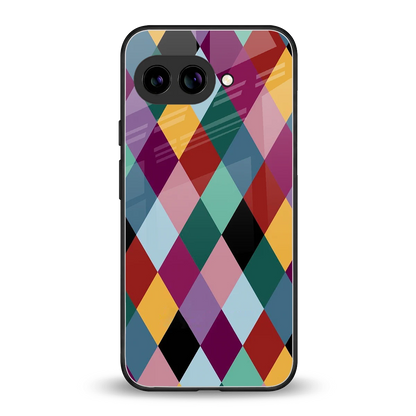 Diamond Palette back phone cover | glass case for google pixel 10a