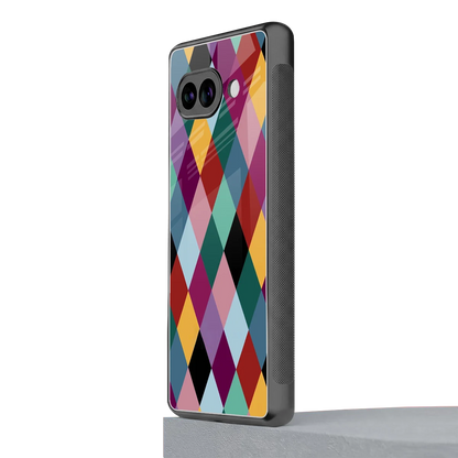 Diamond Palette google pixel 10a mobile cover | shockproof glass phone case