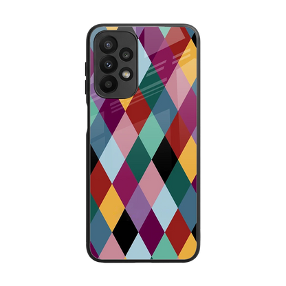Diamond Palette back phone cover | glass case for samsung galaxy a23