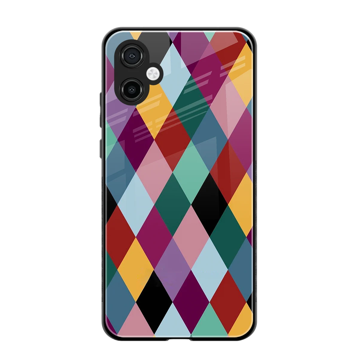 Diamond Palette back phone cover | glass case for samsung galaxy a06 5g