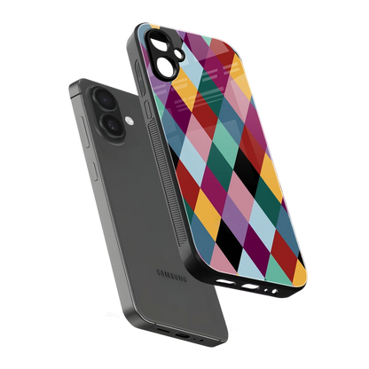 Diamond Palette sleek samsung galaxy a06 5g cover with tempered glass back and TPU edges