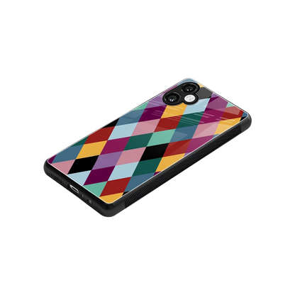 Diamond Palette stylish phone case for samsung galaxy a06 5g | glossy glass and slim fit