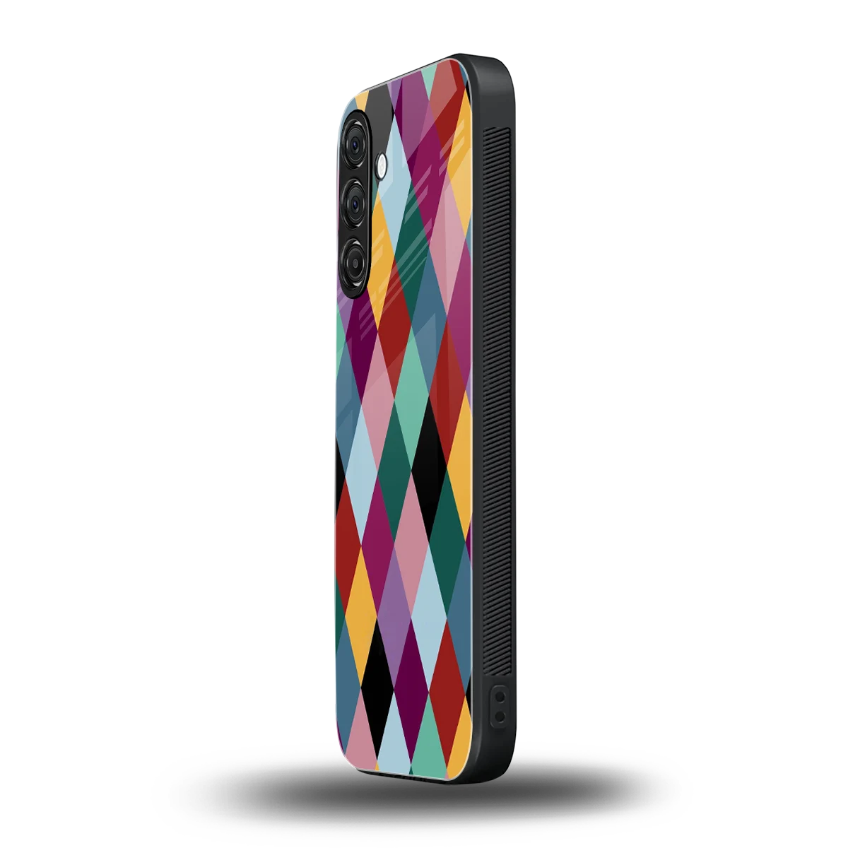 Diamond Palette samsung galaxy m35 5g mobile cover | shockproof glass phone case