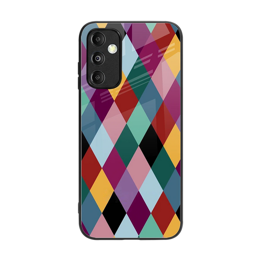 Diamond Palette back phone cover | glass case for samsung galaxy m14 5g