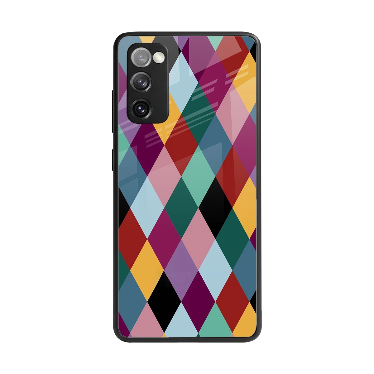 Diamond Palette back phone cover | glass case for samsung galaxy s20 fe