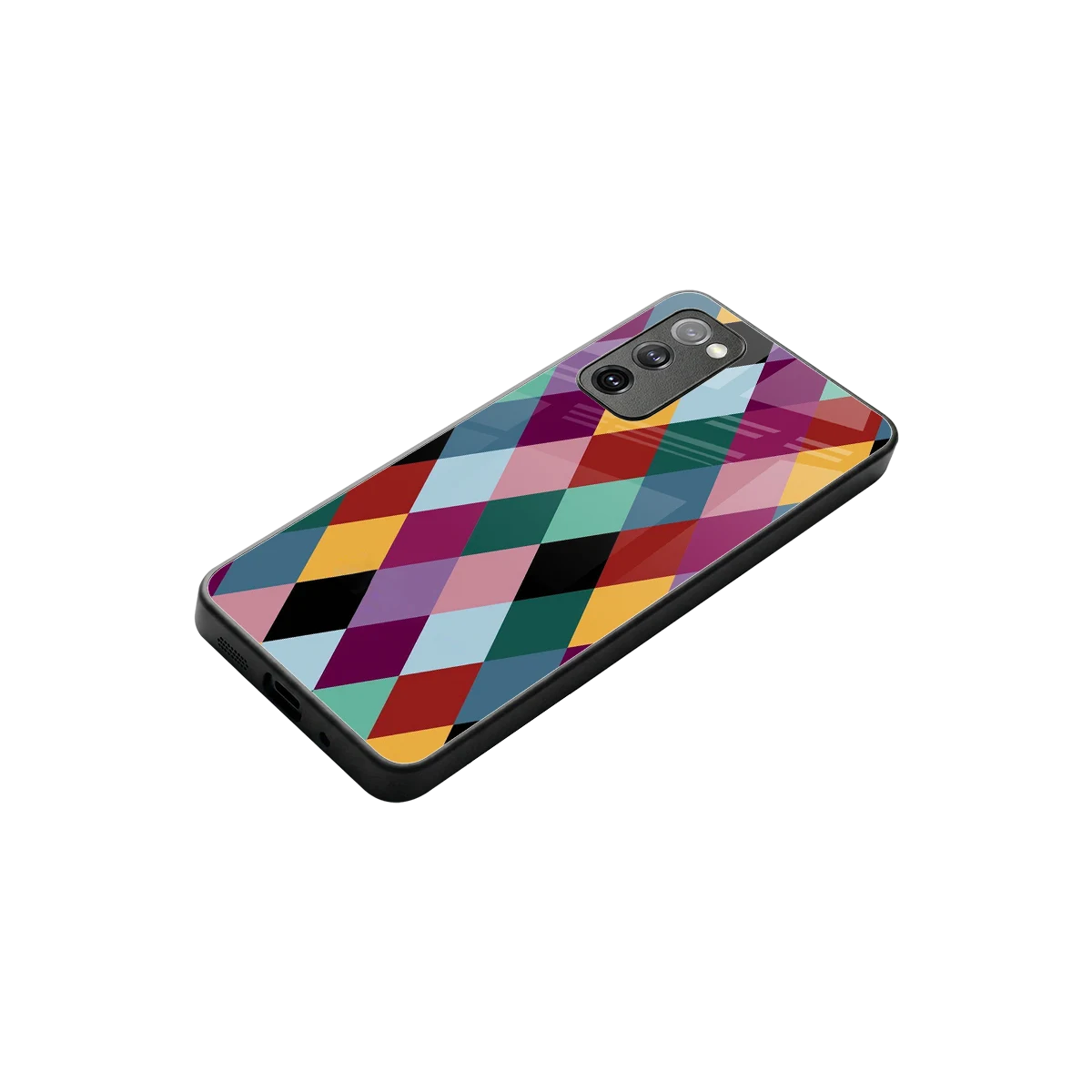 Diamond Palette stylish phone case for samsung galaxy s20 fe | glossy glass and slim fit