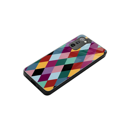 Diamond Palette stylish phone case for samsung galaxy s20 fe | glossy glass and slim fit