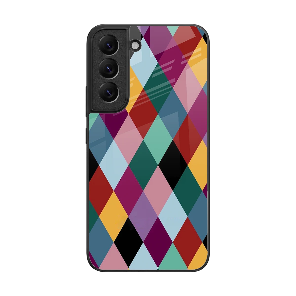 Diamond Palette back phone cover | glass case for samsung galaxy s22