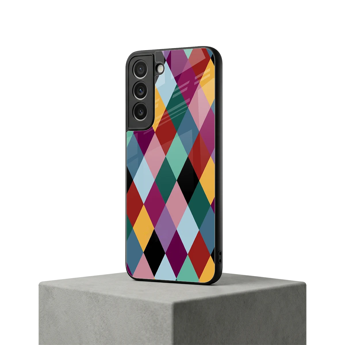 Diamond Palette samsung galaxy s22 mobile cover | shockproof glass phone case