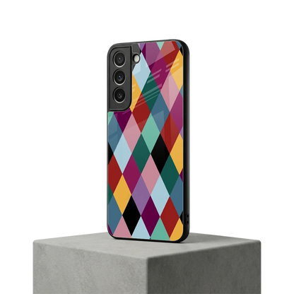 Diamond Palette samsung galaxy s22 mobile cover | shockproof glass phone case