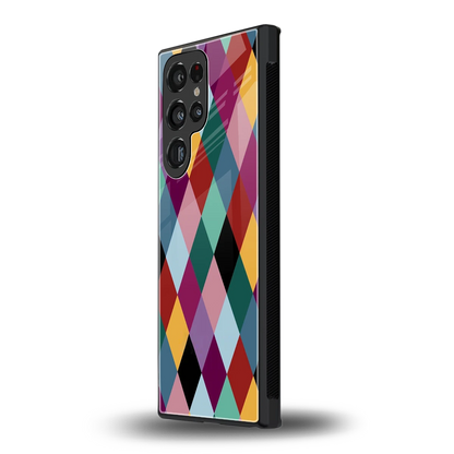Diamond Palette samsung galaxy s24 ultra mobile cover | shockproof glass phone case