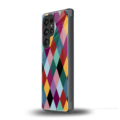 Diamond Palette samsung galaxy s25 ultra mobile cover | shockproof glass phone case