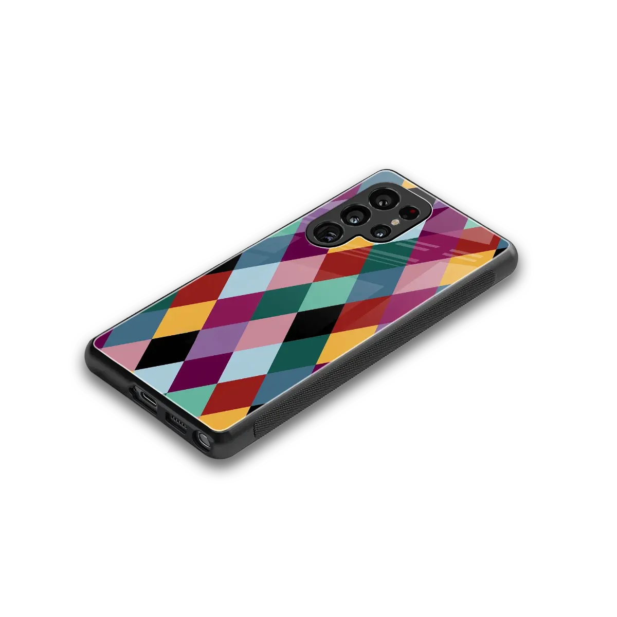 Diamond Palette stylish phone case for samsung galaxy s26 ultra | glossy glass and slim fit