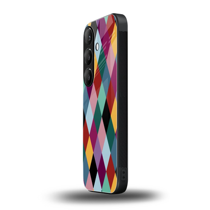 Diamond Palette samsung galaxy s24 mobile cover | shockproof glass phone case