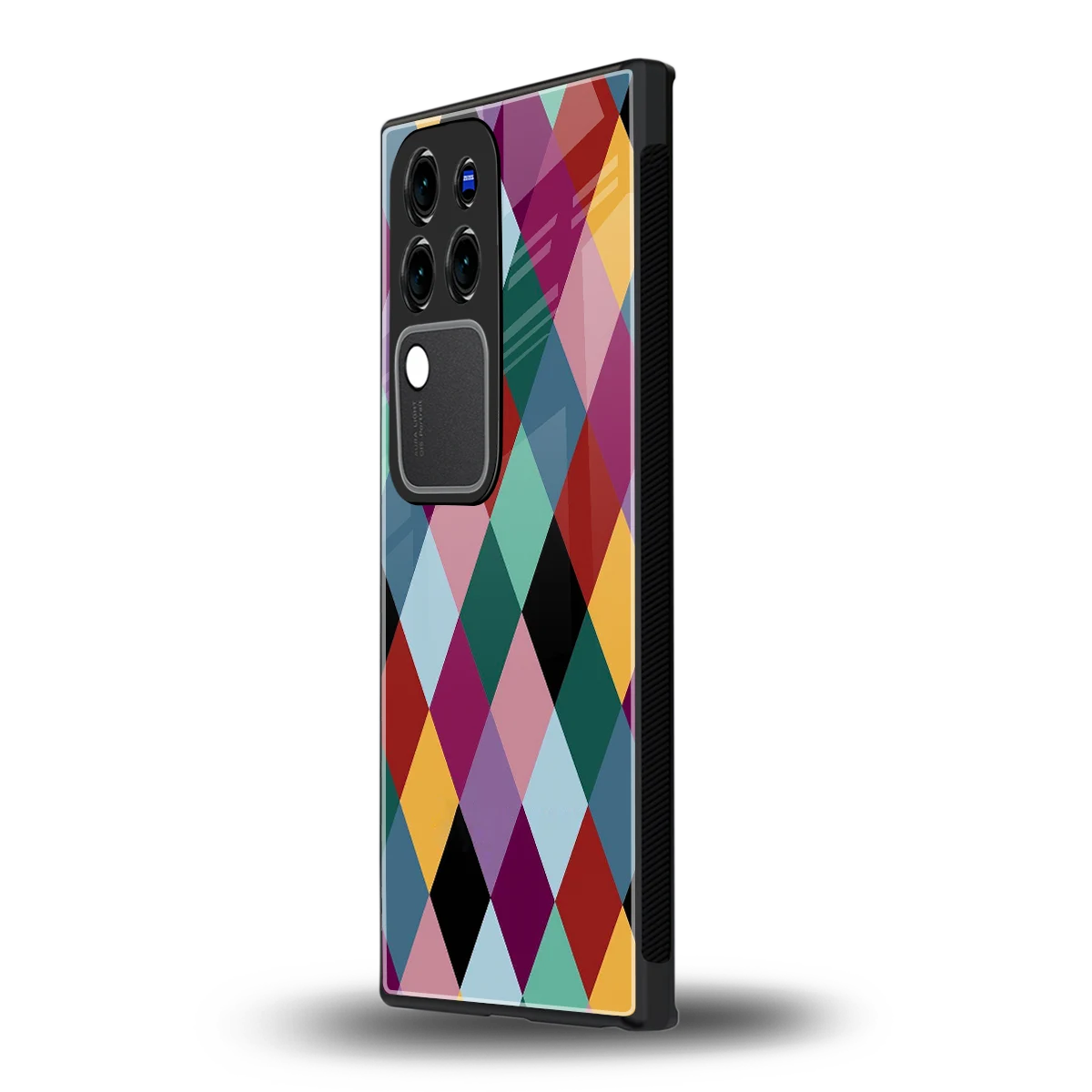 Diamond Palettevivo v30 pro mobile cover | shockproof glass phone case