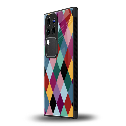 Diamond Palettevivo v30 pro mobile cover | shockproof glass phone case
