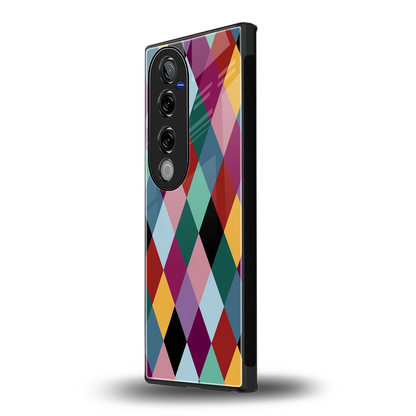 Diamond Palette vivo v40 pro mobile cover | shockproof glass phone case