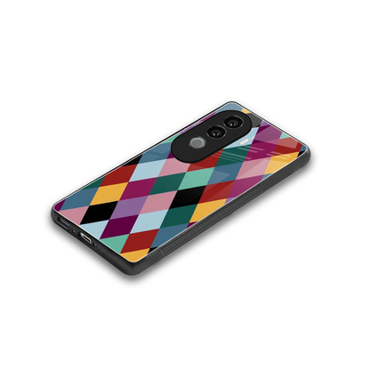 Diamond Palette stylish phone case for vivo v40e | glossy glass and slim fit