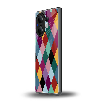 Diamond Palette vivo v60 mobile cover | shockproof glass phone case