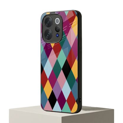 Diamond Palette vivo v70 mobile cover | shockproof glass phone case