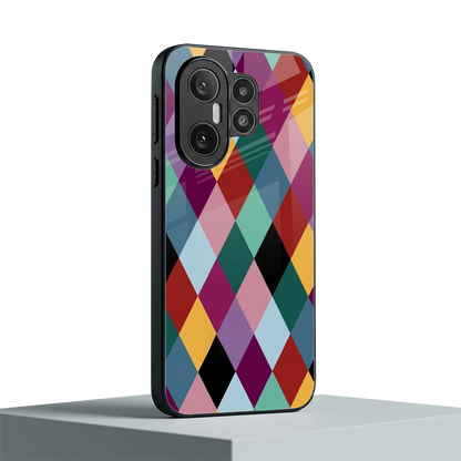 Diamond Palette vivo x200 fe mobile cover | shockproof glass phone case