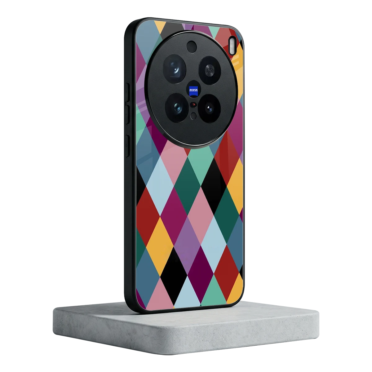 Diamond Palette vivo x200 pro mobile cover | shockproof glass phone case
