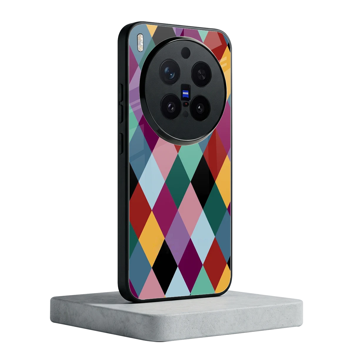 Diamond Palette vivo x300 pro mobile cover | shockproof glass phone case