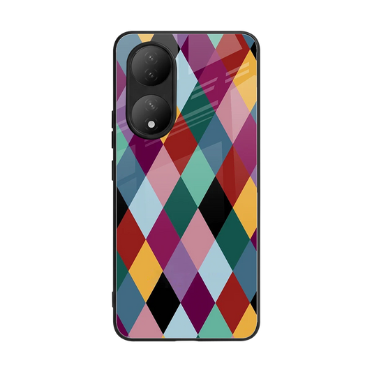 Diamond Palette back phone cover | glass case for Vivo-y100
