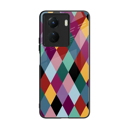 Diamond Palette back phone cover | glass case for vivo y16