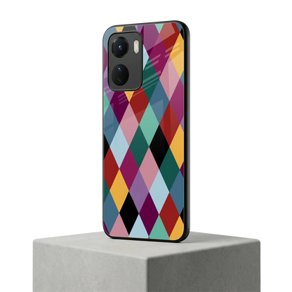 Diamond Palette vivo y16 mobile cover | shockproof glass phone case