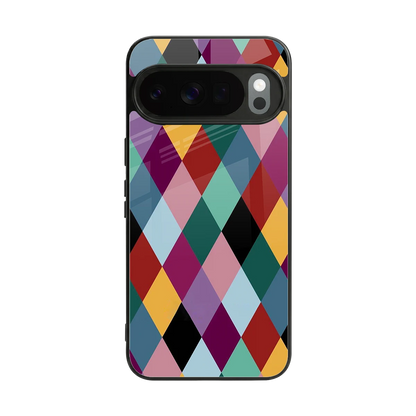 Diamond Palette back phone cover | glass case for google pixel 10 pro